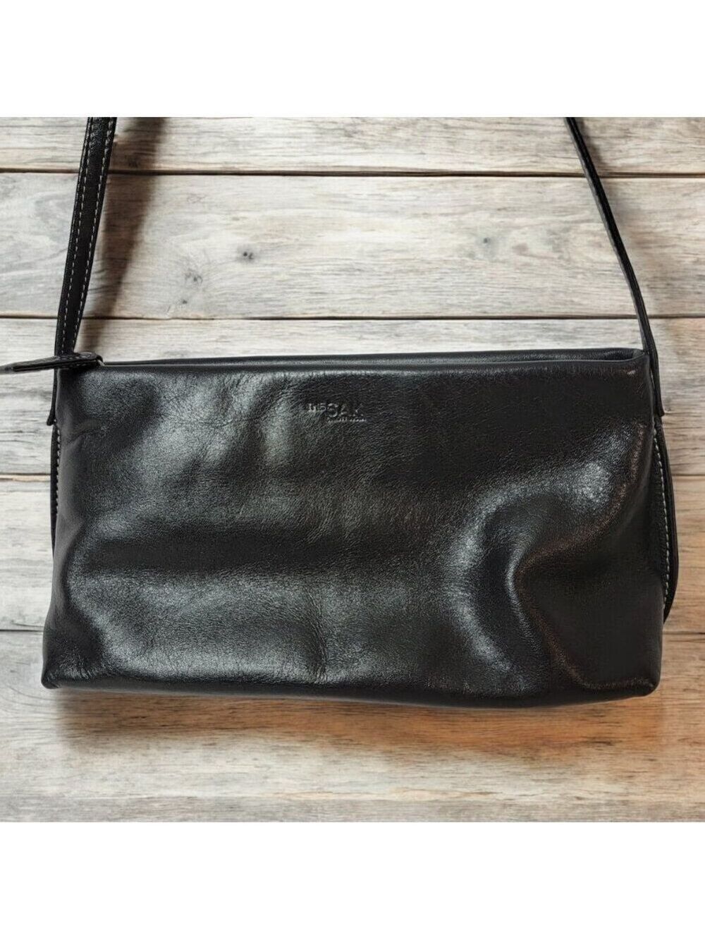 The Sak x Elliott Lucca Leather Shoulder Bag
